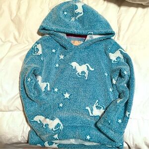 Fleece Unicorn Hoodie Boston Traders 5/6